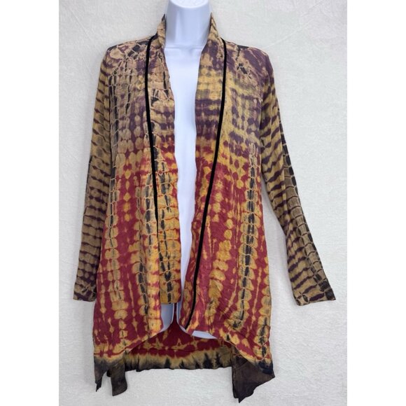 Citron Santa Monica Women's Tie Dye Open Caridgan Top Size XS - Picture 1 of 11